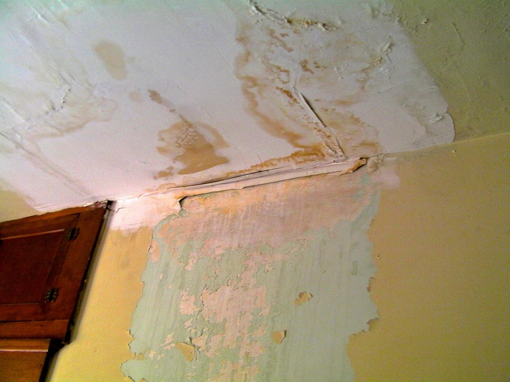 BEFORE:    

Water damage? Previous repairs that f