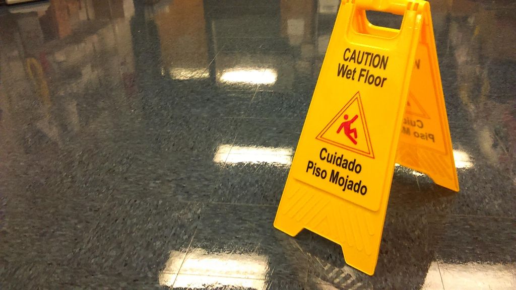 Floor job at Port City Paper Company in North Char
