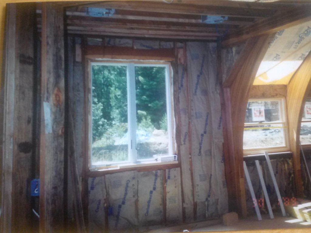 shot of adjacent room to sunroom