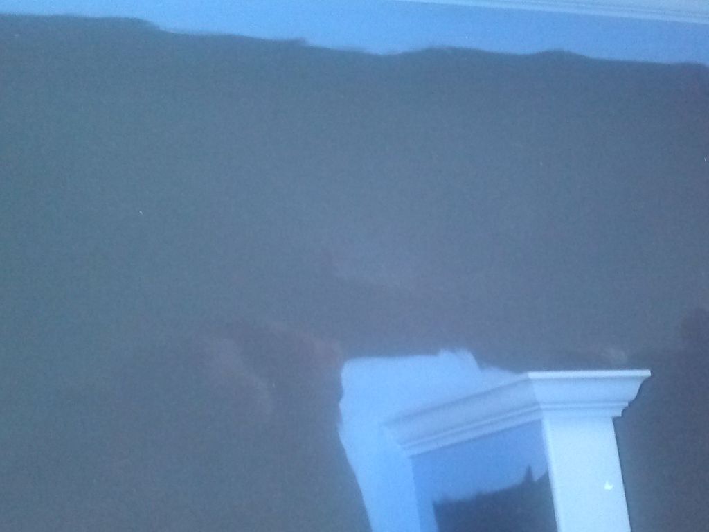 another example of crown molding @ wing wall