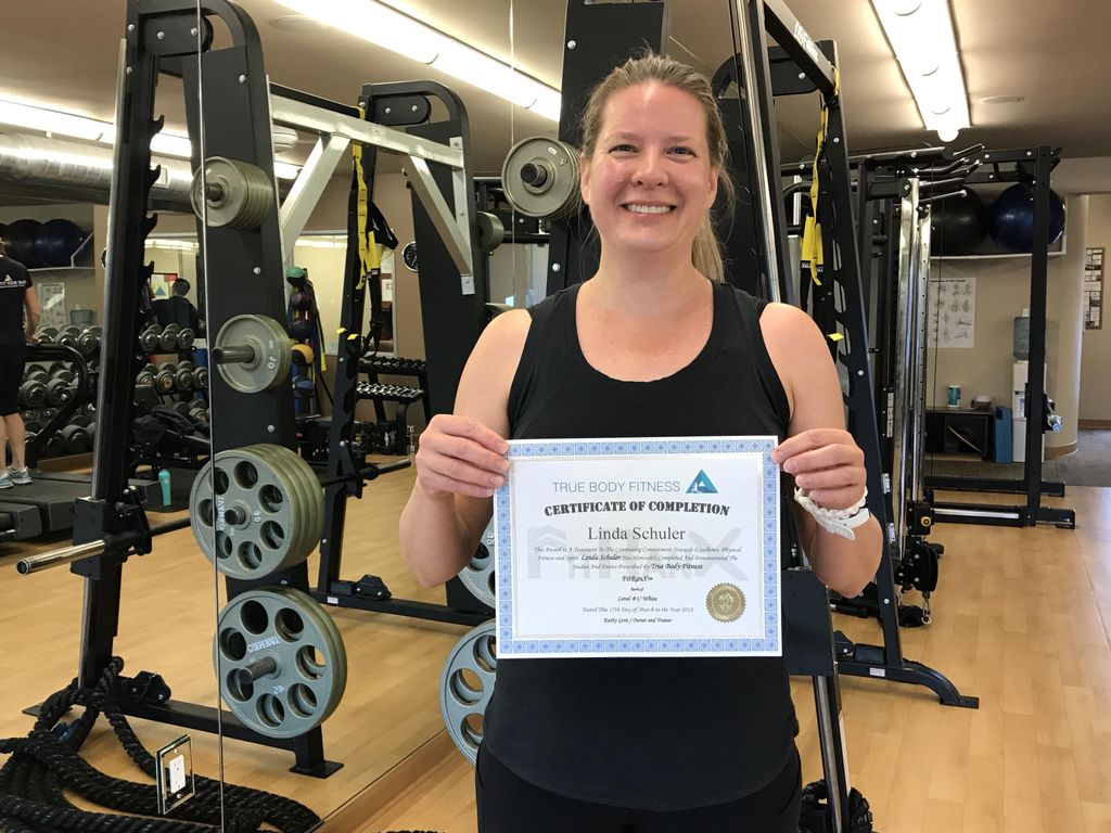 Linda S. Came to us with a previous back injury an