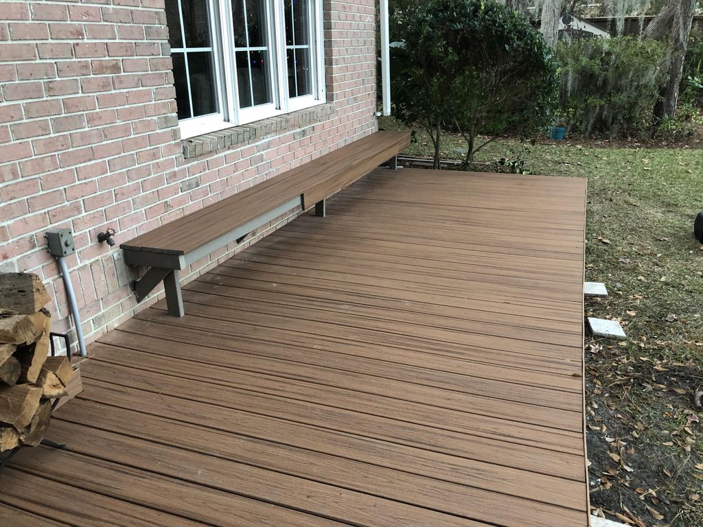 Total Composite Deck (incomplete) w/custom benches