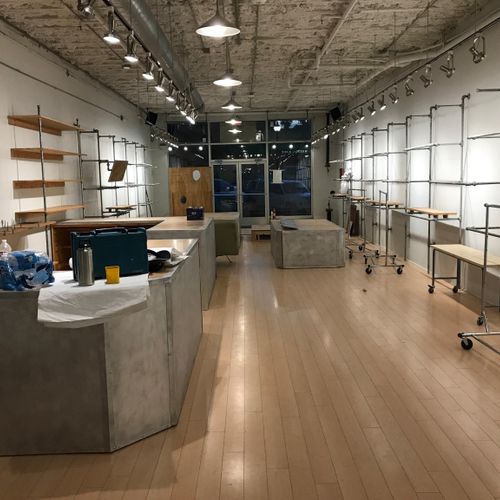 1st story clothing retail store ready for  tempora