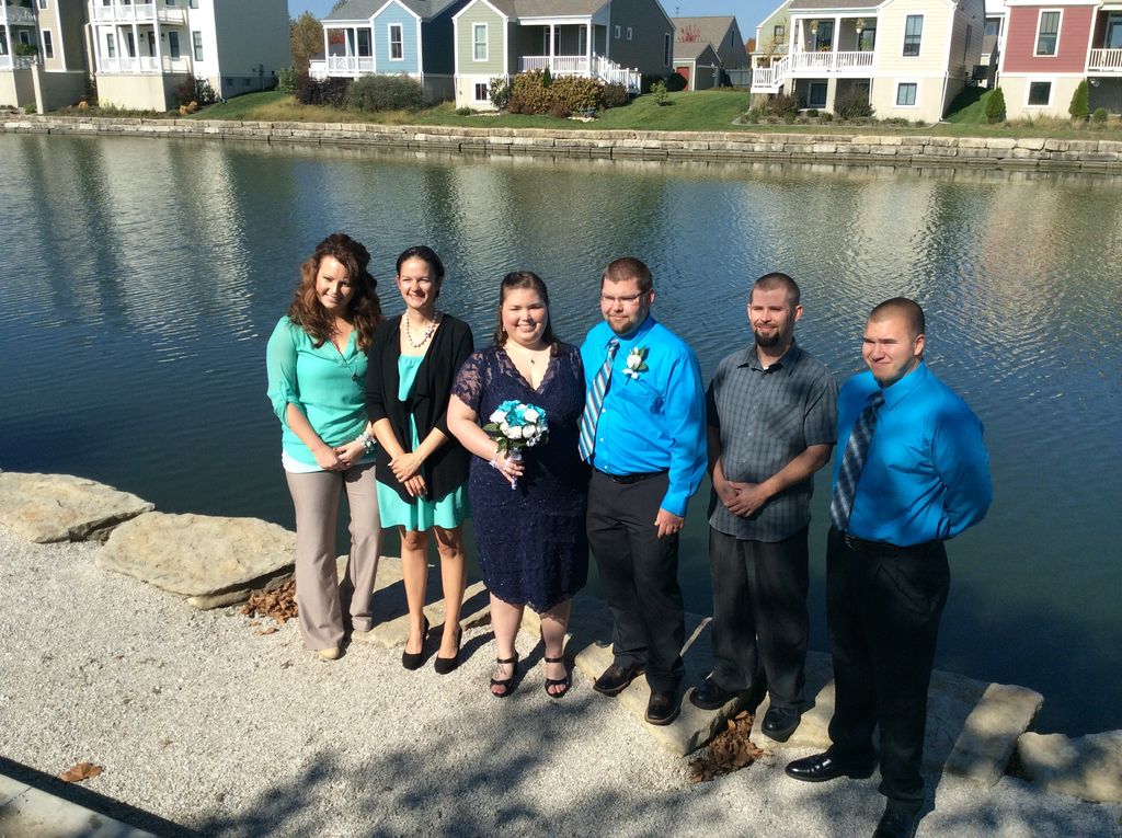 small wedding on the lake...sweetness