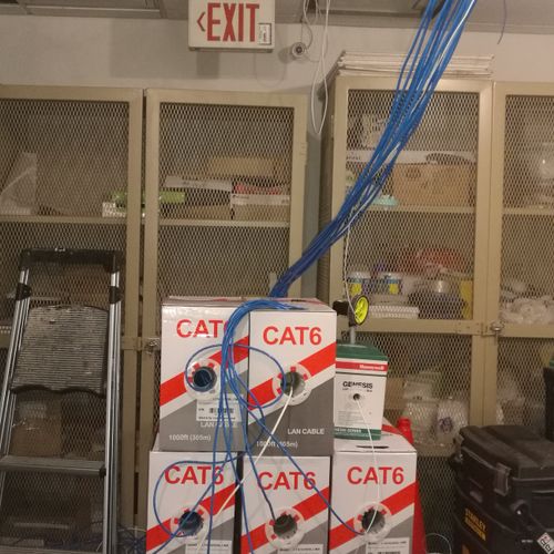 Installing new CAT6 Cabling