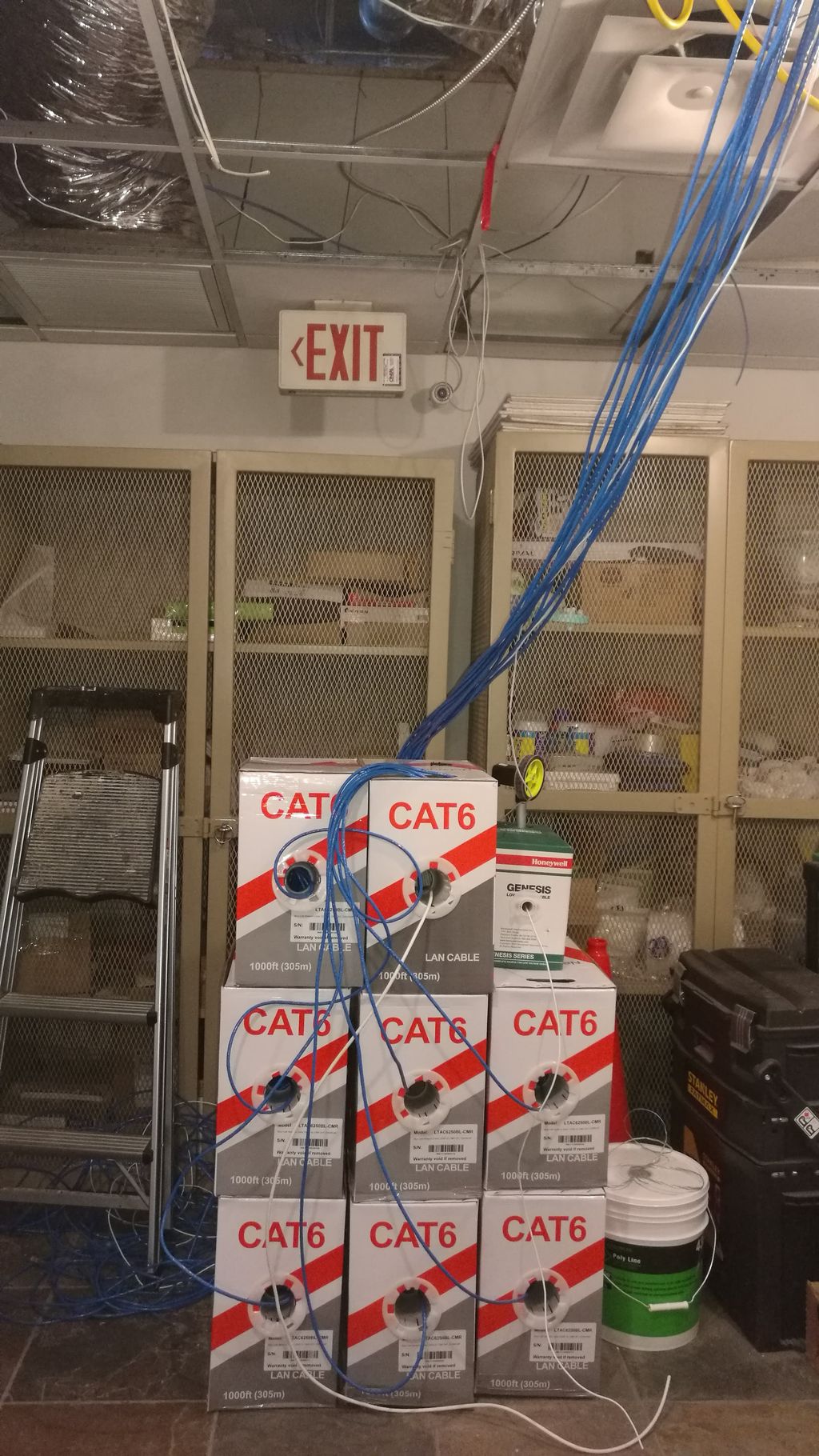 Installing new CAT6 Cabling