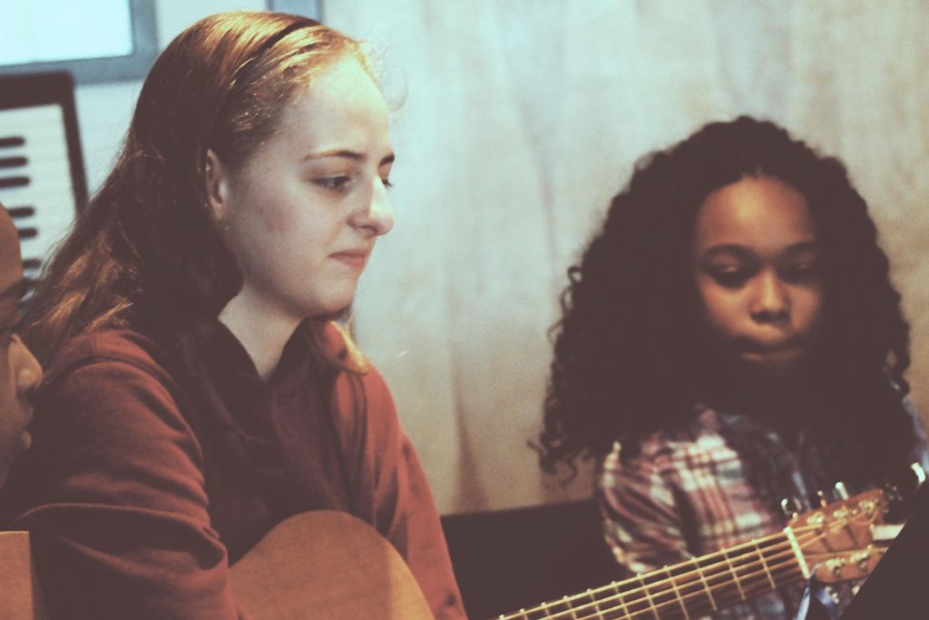 My students sharing original songs with each other