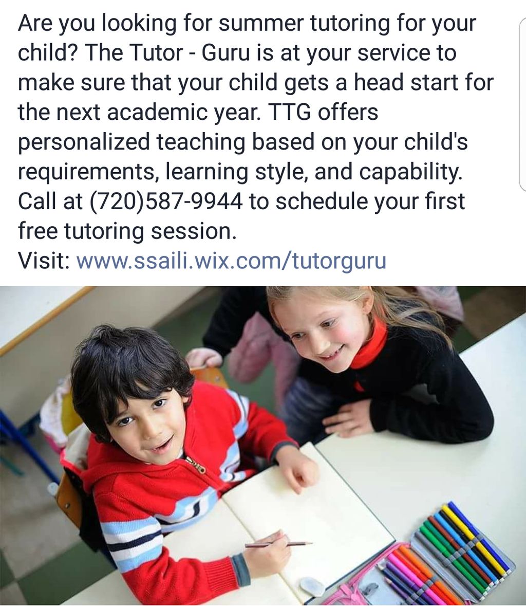 TTG could be your child's summer Tutor