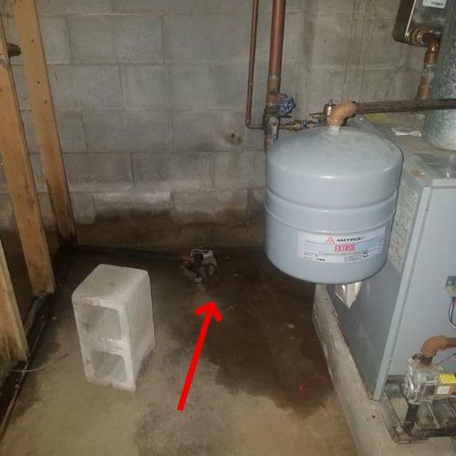 Water intrusion in basement