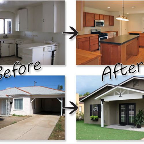 Renovations, commercial or residential.  We provid