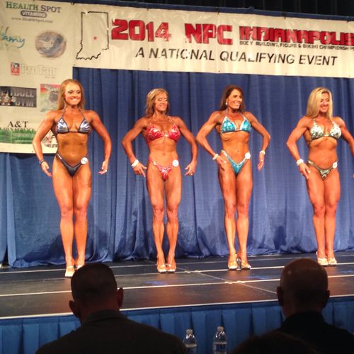 2014 NPC Indianapolis figure pre judging (far left