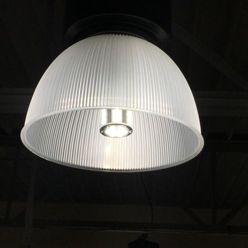 Hi-bay lights upgraded to LED lamps to save energy