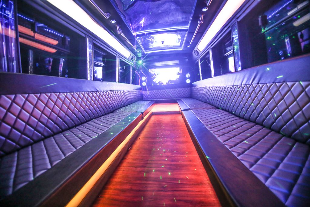 22 Passenger Party Bus:
The Atlanta Party Bus feat