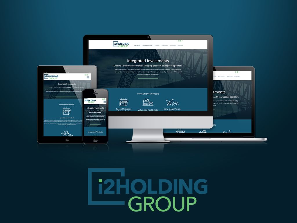 i2 Holding One-Page Website