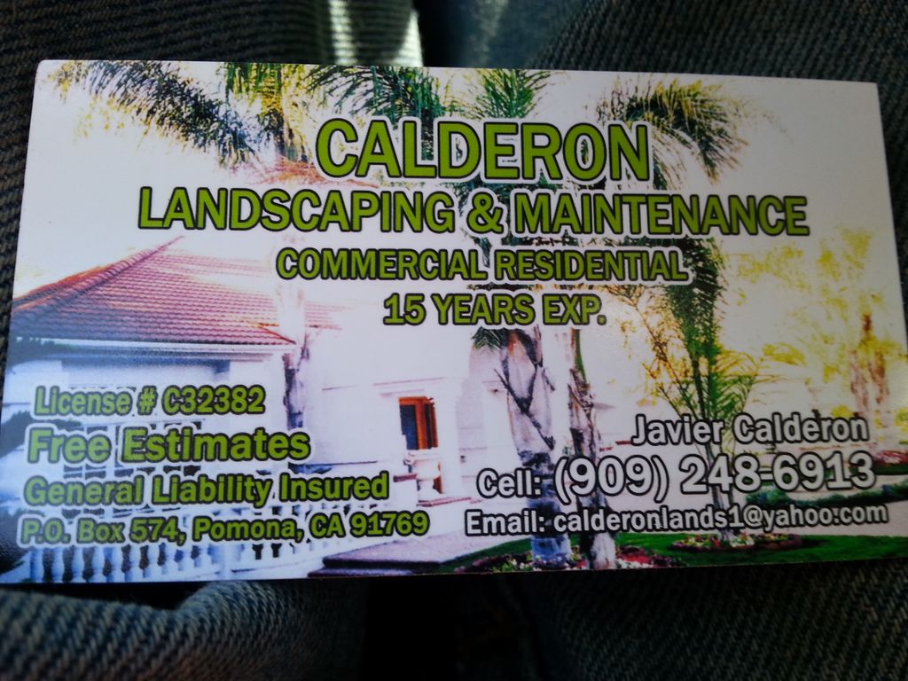Calderon Landscaping & Maintenance