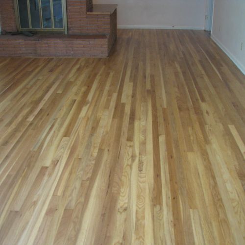 old floor after sanding