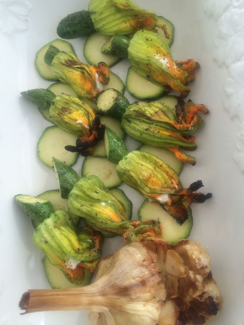 This was cooked at farm dinner, in a cornfield: Sq