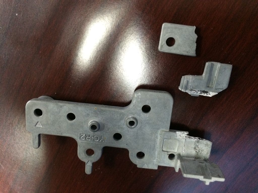 Broken DC Jack Mount for a Toshiba Laptop that was