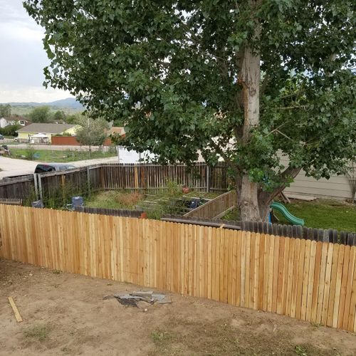 6 foot privacy fence in Security, CO