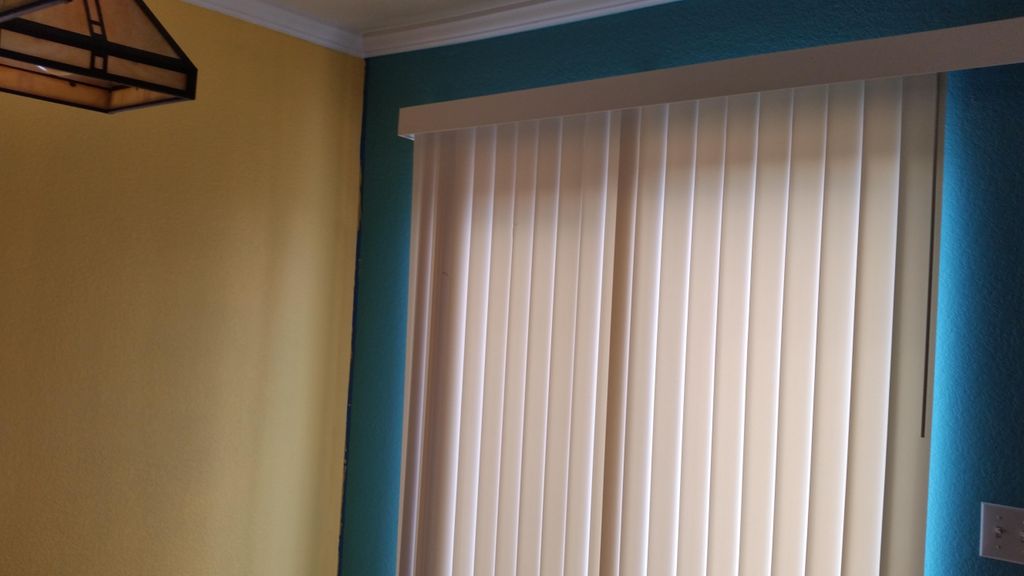 we even installed new blinds and window coverings