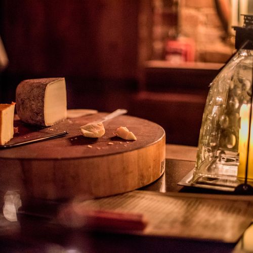 Trappist Beer and Cheese at Brick Store Pub