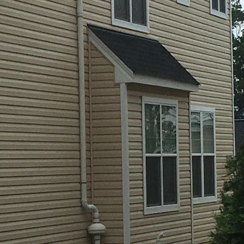 Outside view of installed Radon System