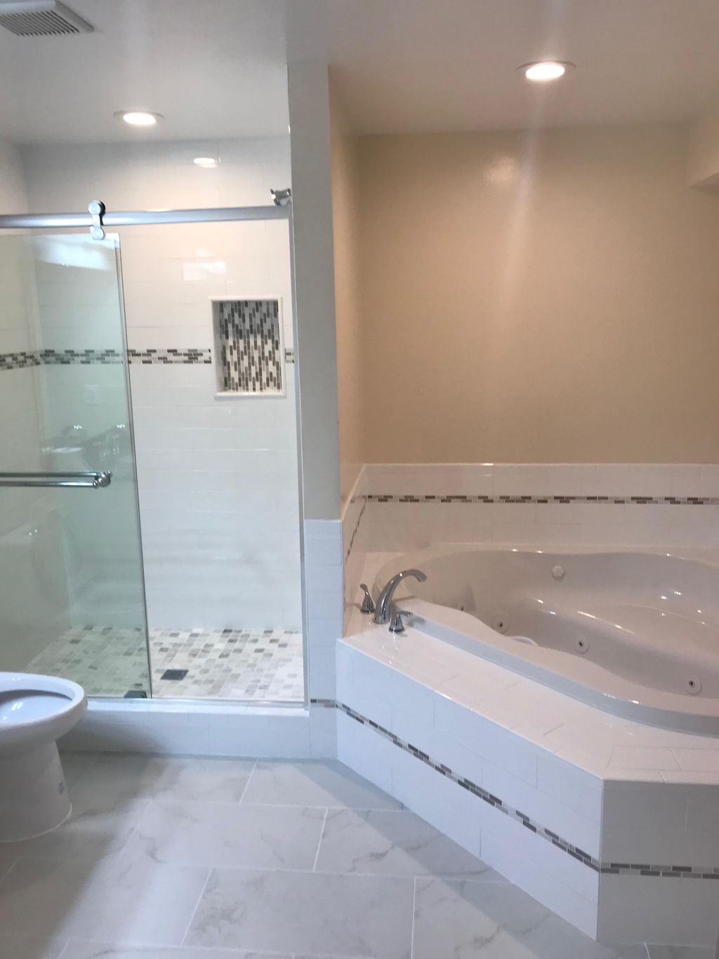 Luxury Bath in Basement
