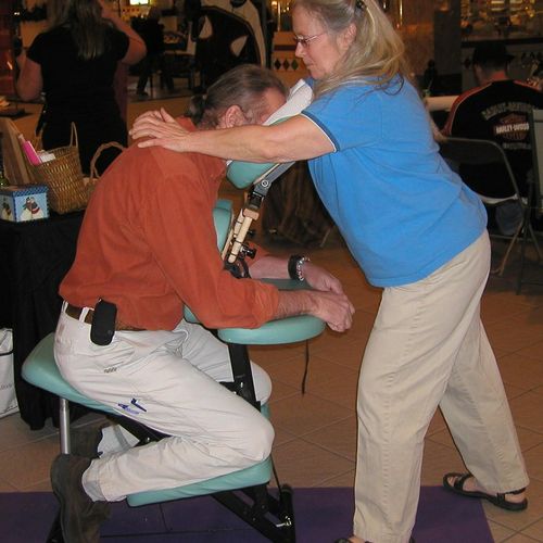 on-site chair massage