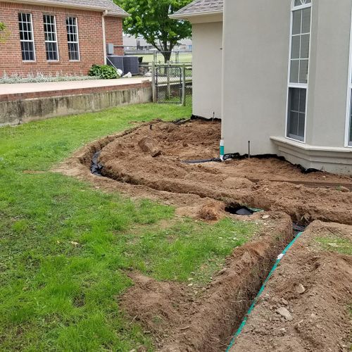 French Drain install