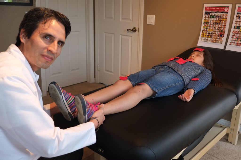 We use kinesiology to find out what is the problem
