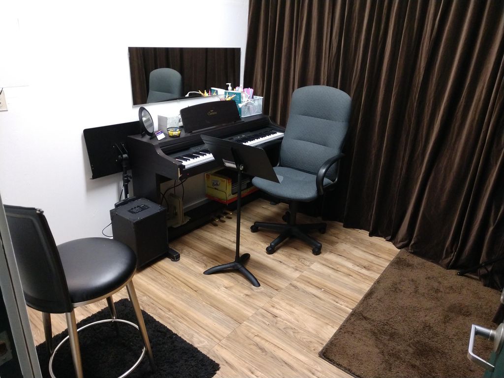 The studio.