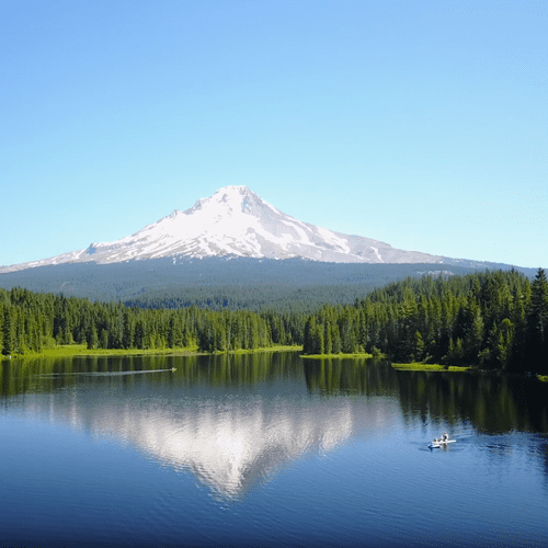 Drone photography Mount Hood, Oregon
