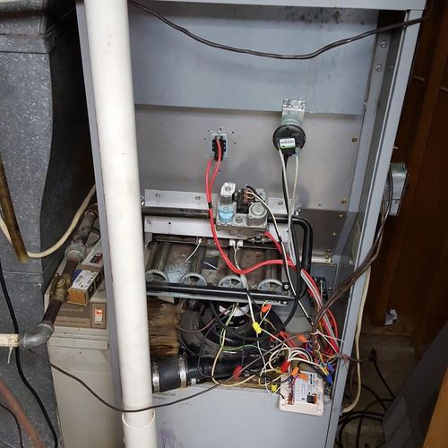 Before- Furnace Replacement 