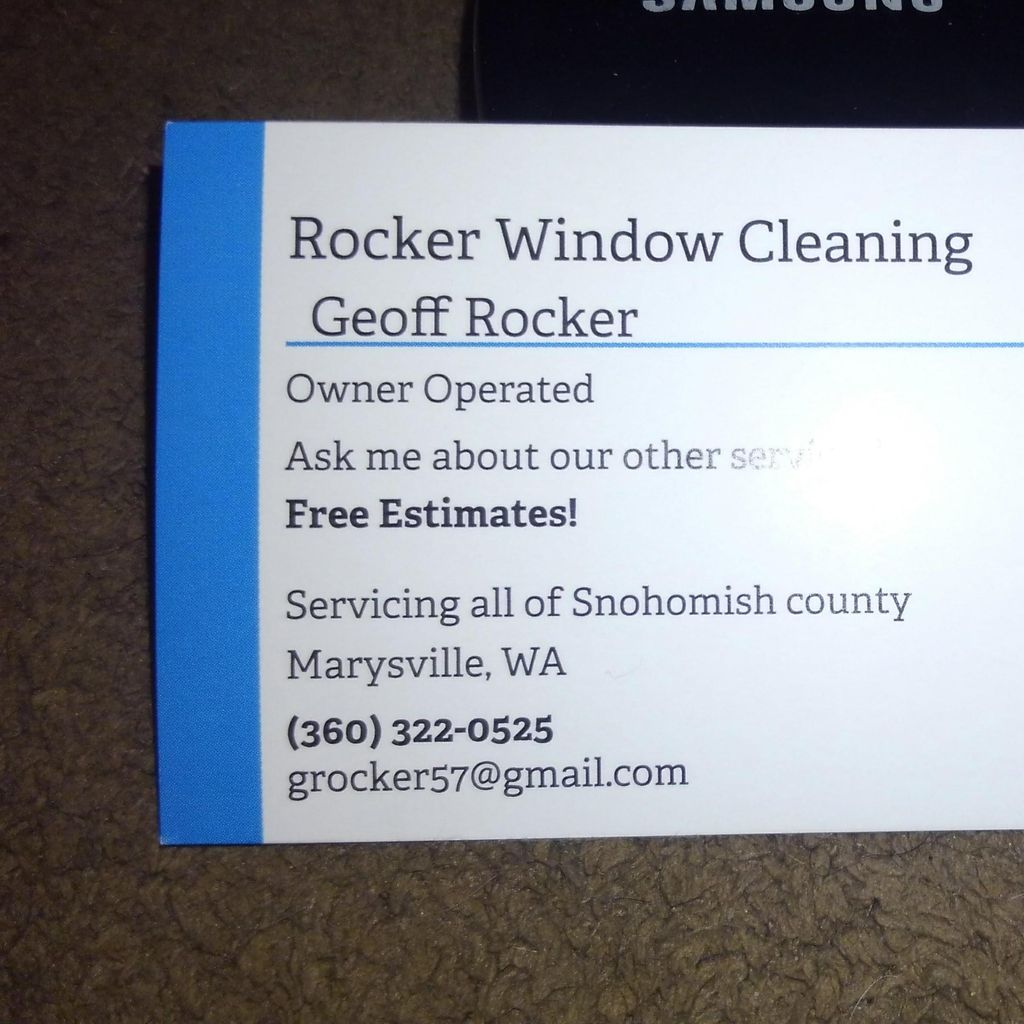 Rocker Window Cleaning