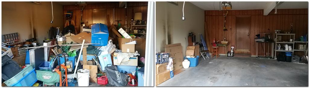 WHAT A MESS!!!  Half of what was here went to dona