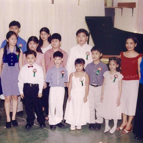 Children's piano recital in the Philippines