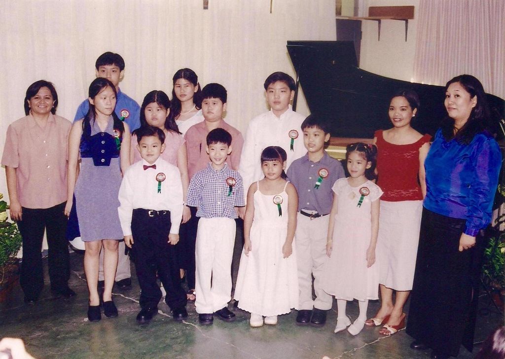 Children's piano recital in the Philippines