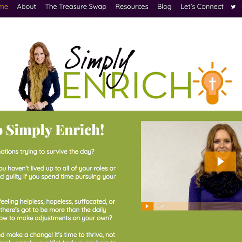 Website Project: Simply Enrich