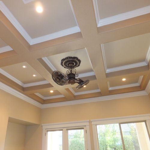 Custom ceiling remodel.