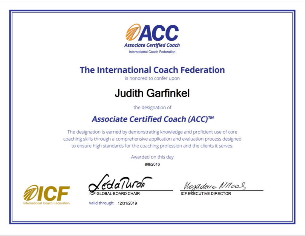 Certified Coach Credential 