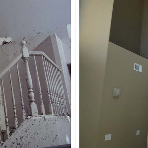 Before & After fire damaged property