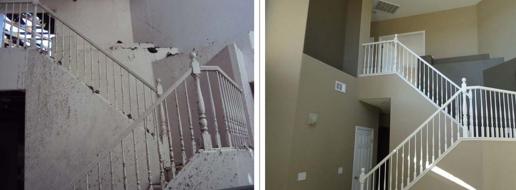 Before & After fire damaged property
