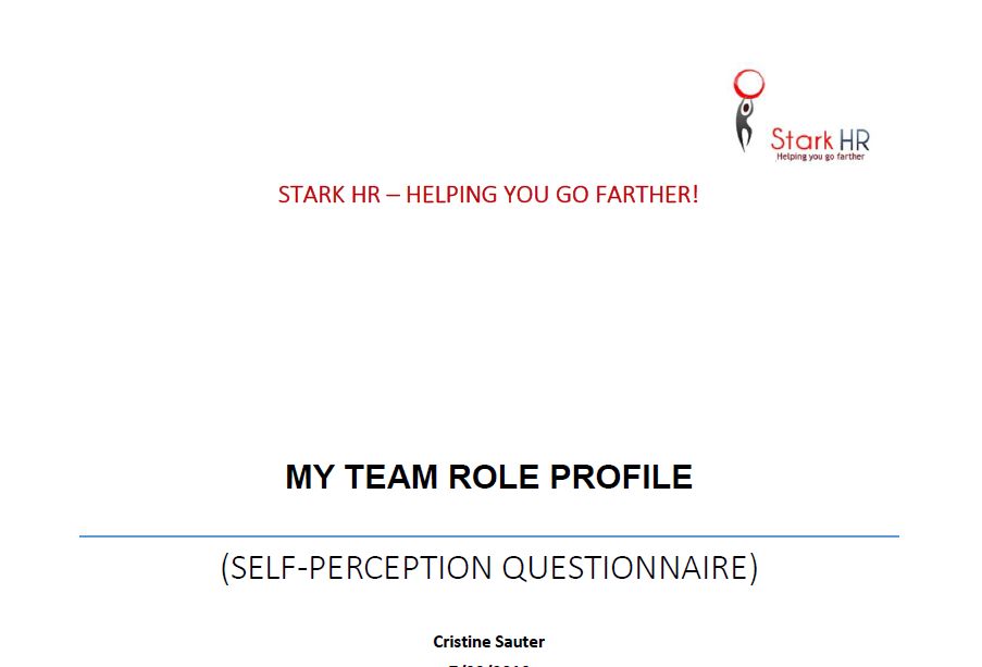 You know what your characteristics are when workin