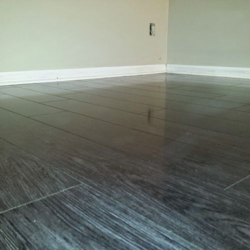 12mm Laminate Flooring [Charcoal] with built in pa