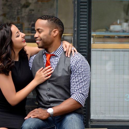 Toni Scott Photography engagement shoot in Brookly