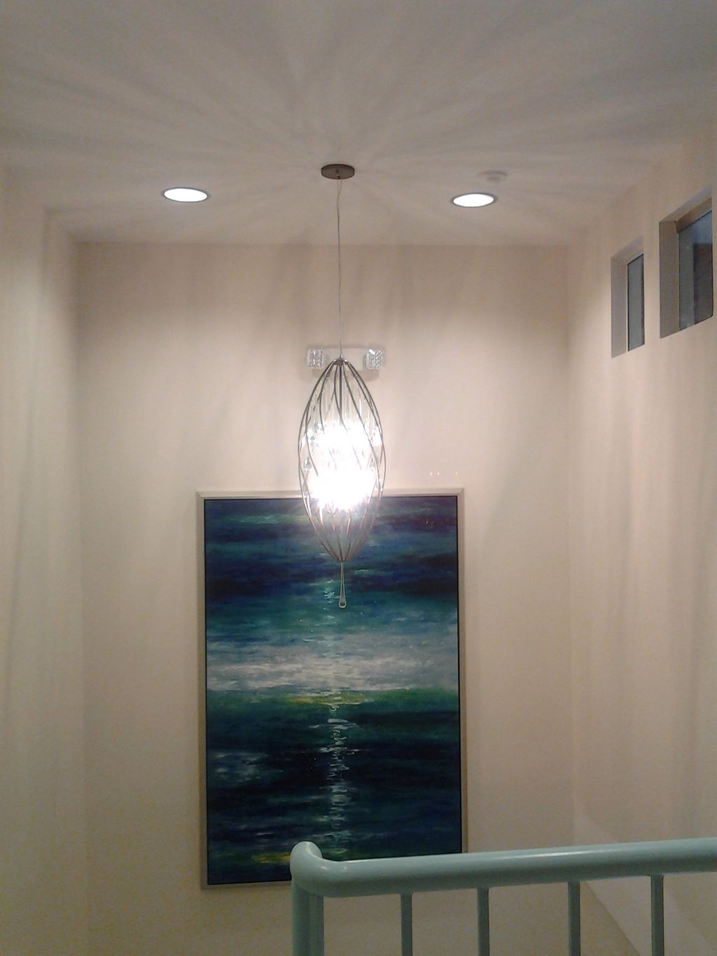 Commercial Chandelier we have wired and Installed 