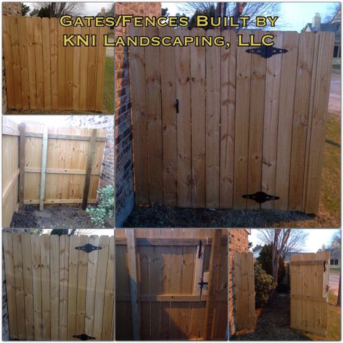 We build and repair fences and gates.