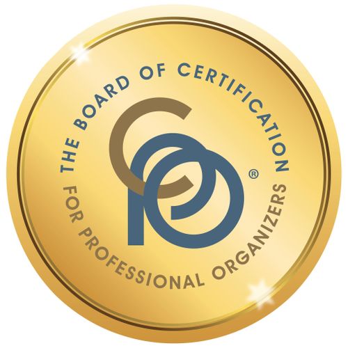 Certified Professional Organizer since 2007