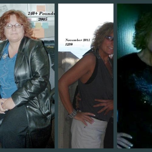 Holly, before & after 270 to 128. All NATURAL weig