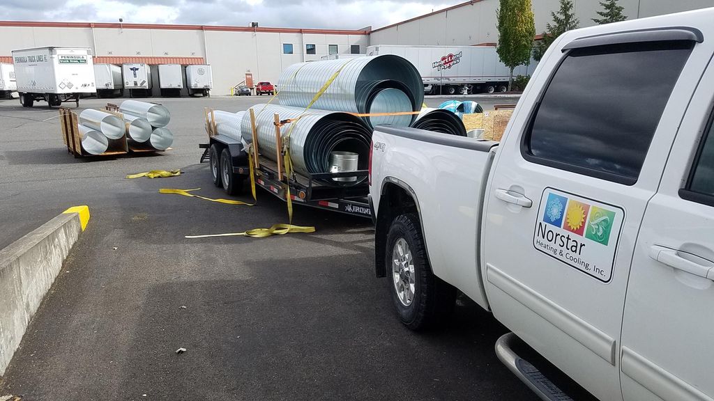 Picking up duct for a Grocery Outlet project